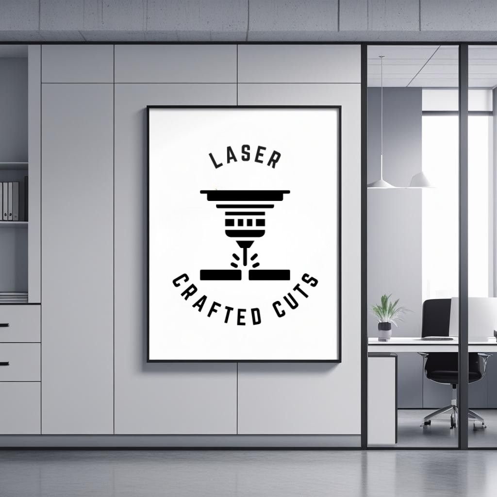mockup of office logo display